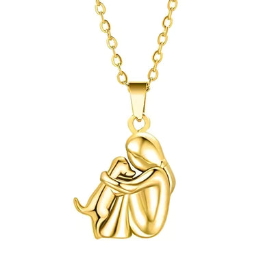 Sadie™ | Heartfelt Dog Embrace Pendant