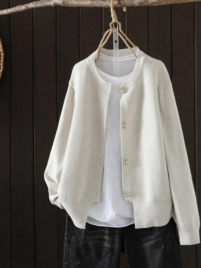 Celina™ | Pearl-Button Cardigan