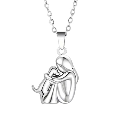 Sadie™ | Heartfelt Dog Embrace Pendant