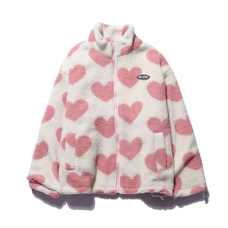 Riley™ | Reversible Heart-Pattern Jacket