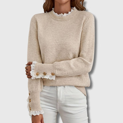 Sofie™ | Sweater with Lace Details