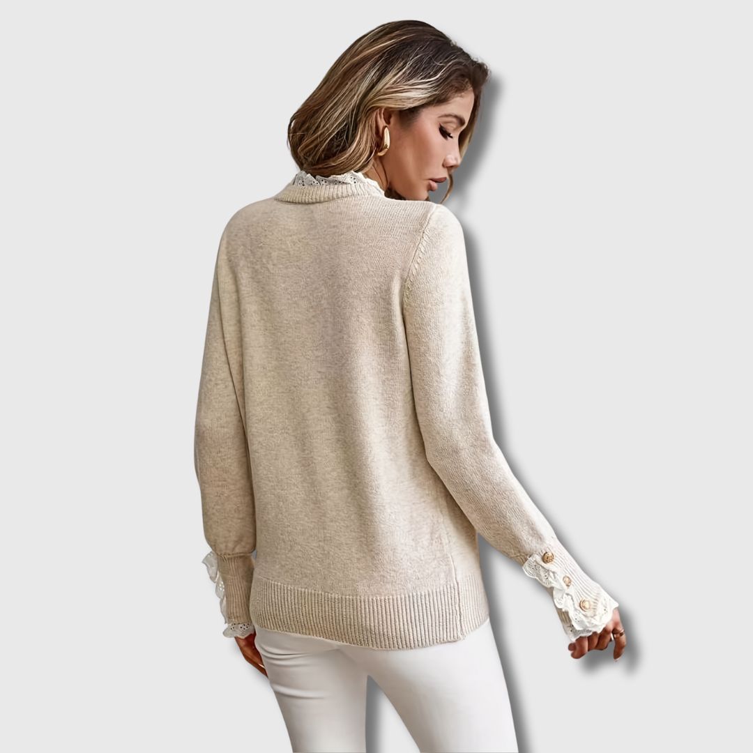 Sofie™ | Sweater with Lace Details