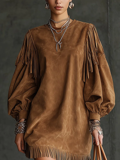 Ava™ | Vintage Sleeve Mini Dress