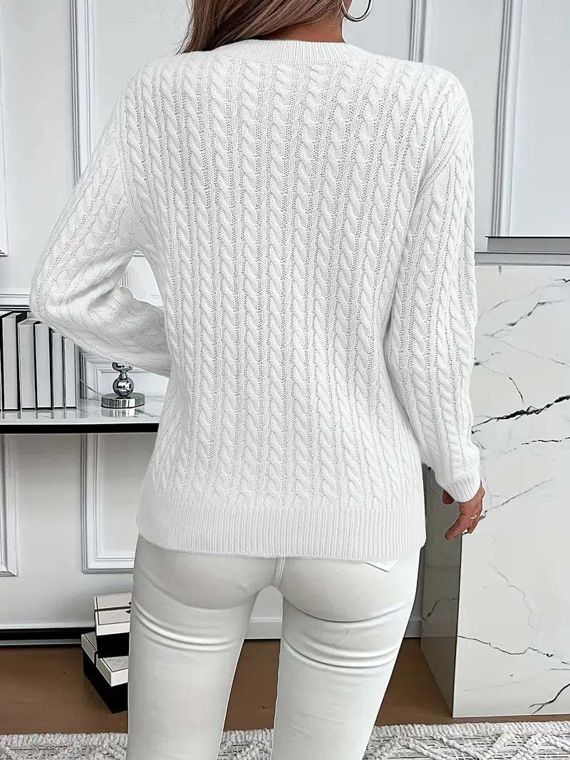 Zoe™ | Cable Knit Sweater