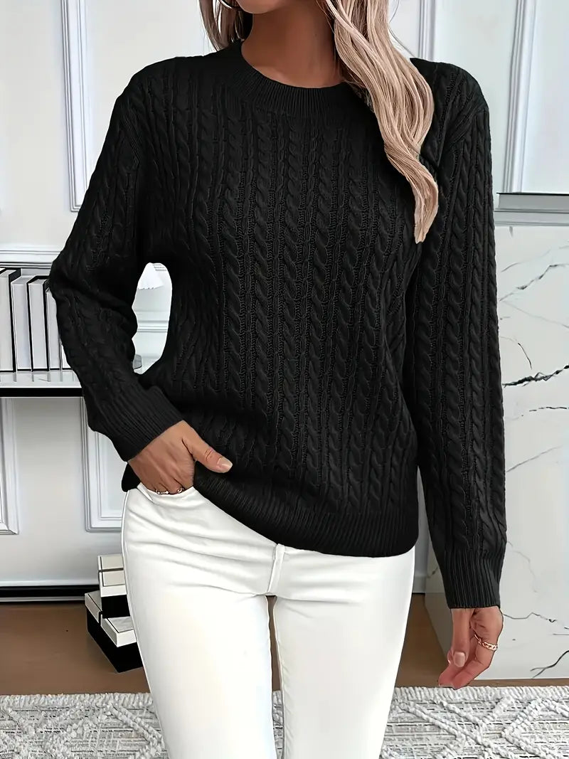 Zoe™ | Cable Knit Sweater