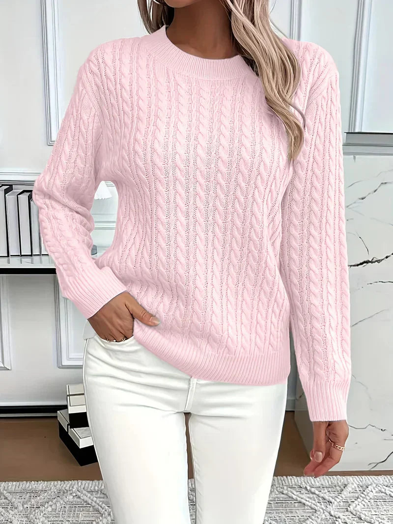 Zoe™ | Cable Knit Sweater