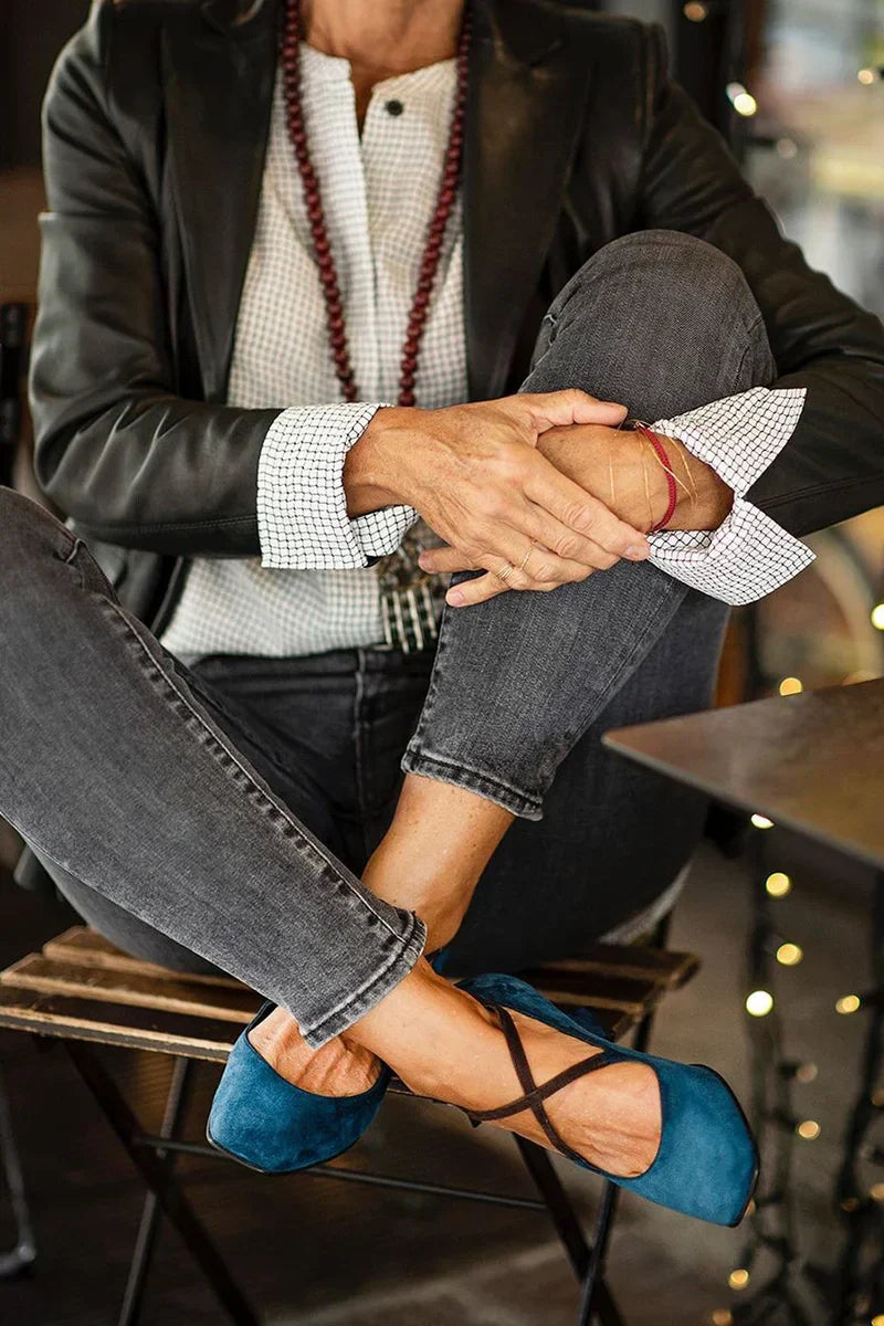 Clara™ | Elegant Strap Mid-Heels