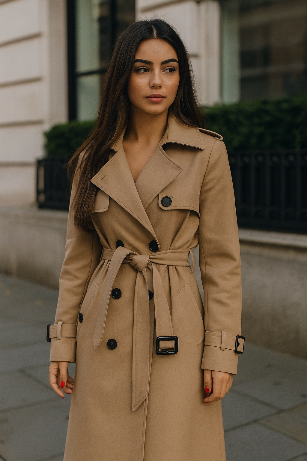 Sierra™ | Tailored Belted Trench Coat