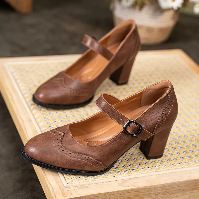 Vintara™ | Vintage Comfort Heels