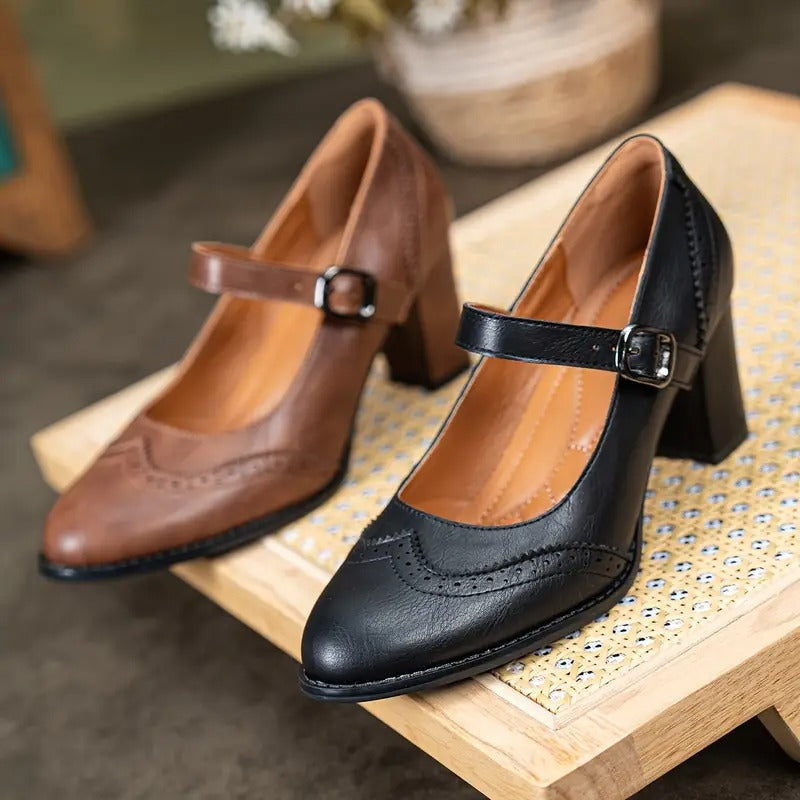 Vintara™ | Vintage Comfort Heels
