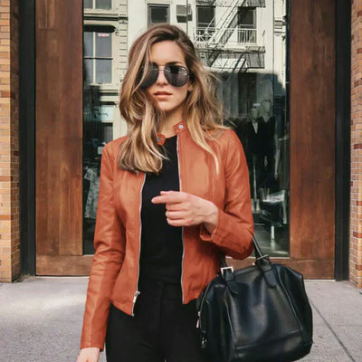 Sophia™ | Leather Jacket