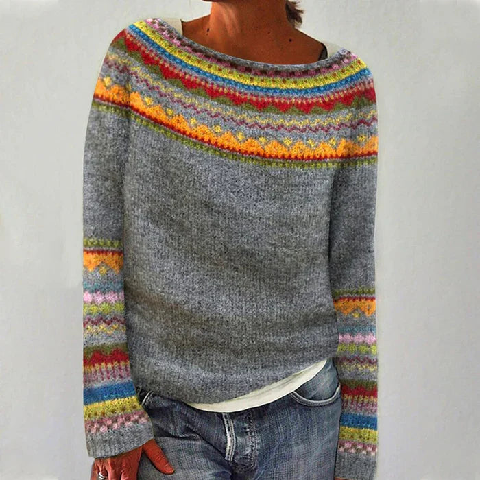 Laluna™ | Retro Knit Sweater