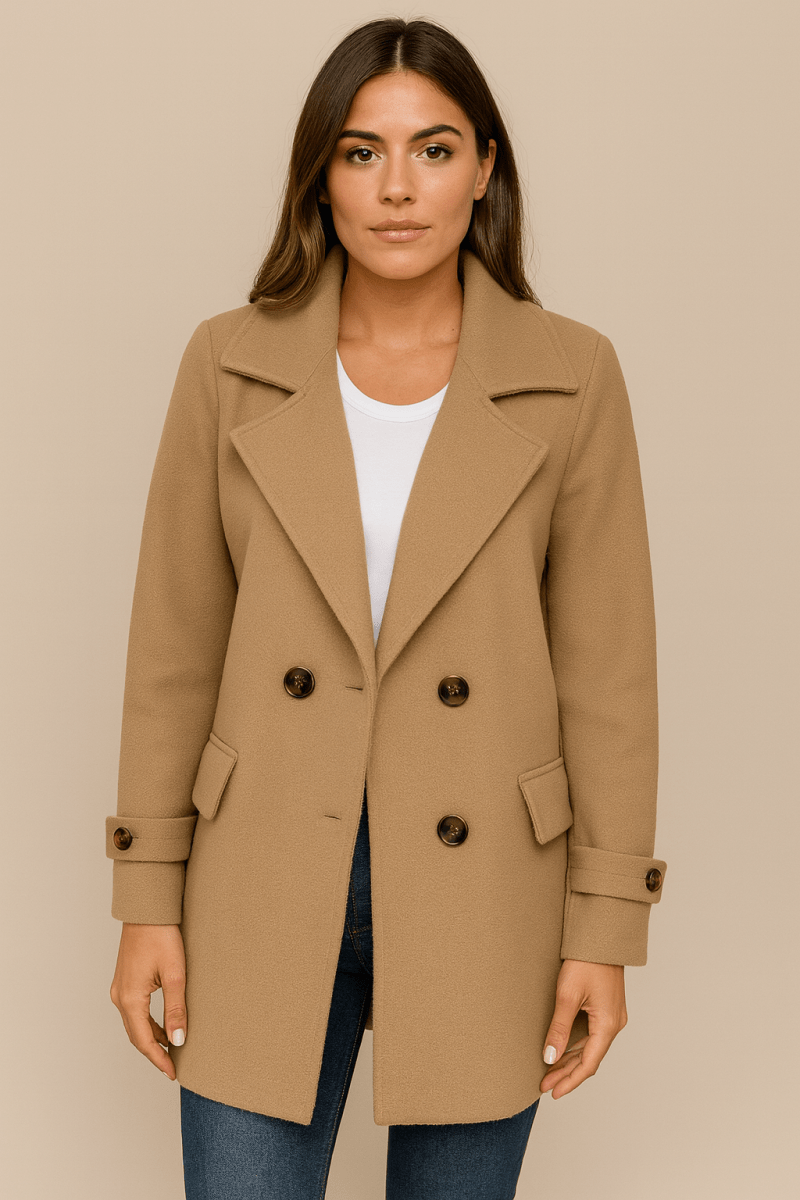 Camille™ | Chic Collared Jacket