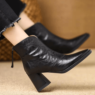 Selina™ | Mid-Heel Ankle Boots