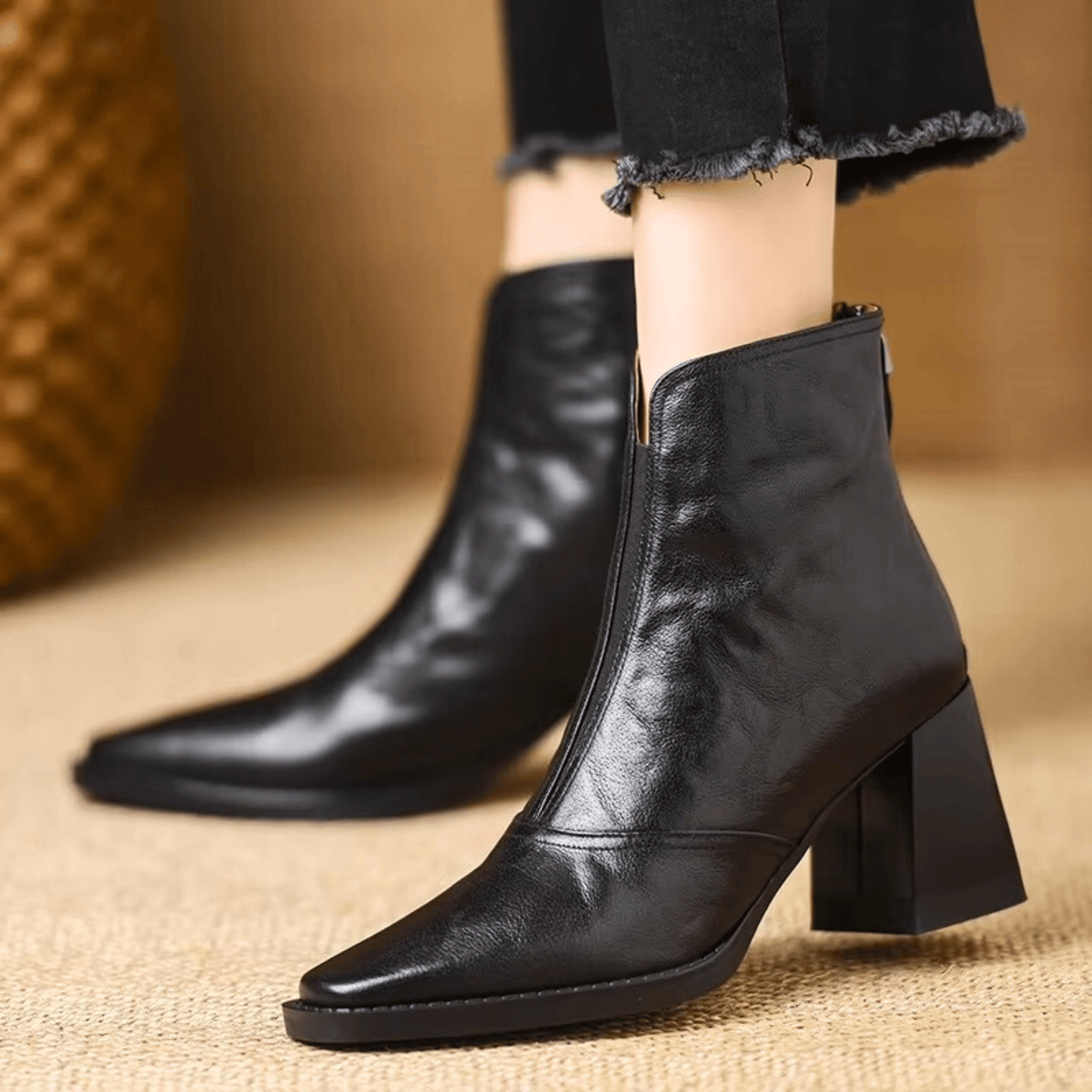 Selina™ | Mid-Heel Ankle Boots