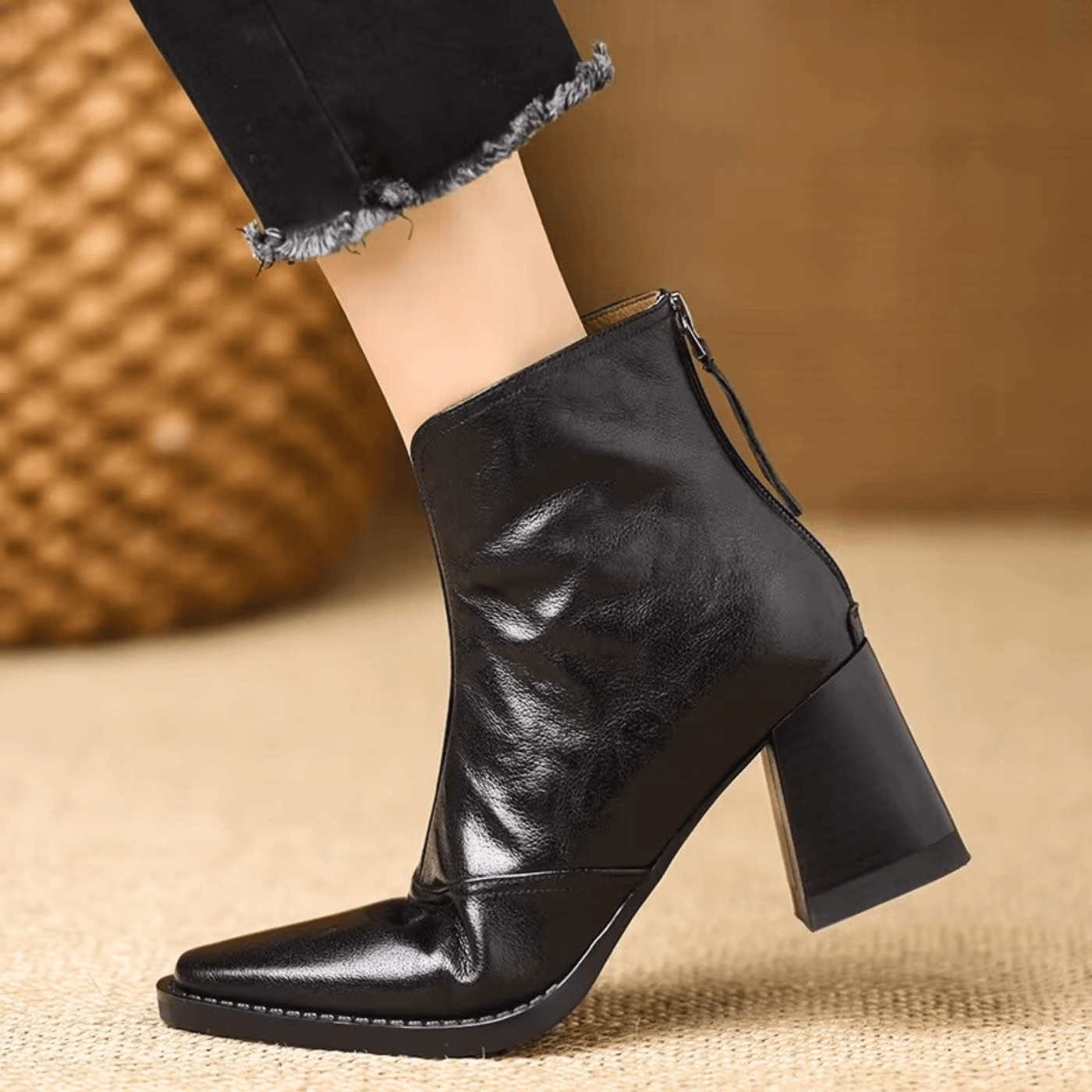 Selina™ | Mid-Heel Ankle Boots