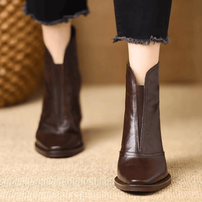 Selina™ | Mid-Heel Ankle Boots