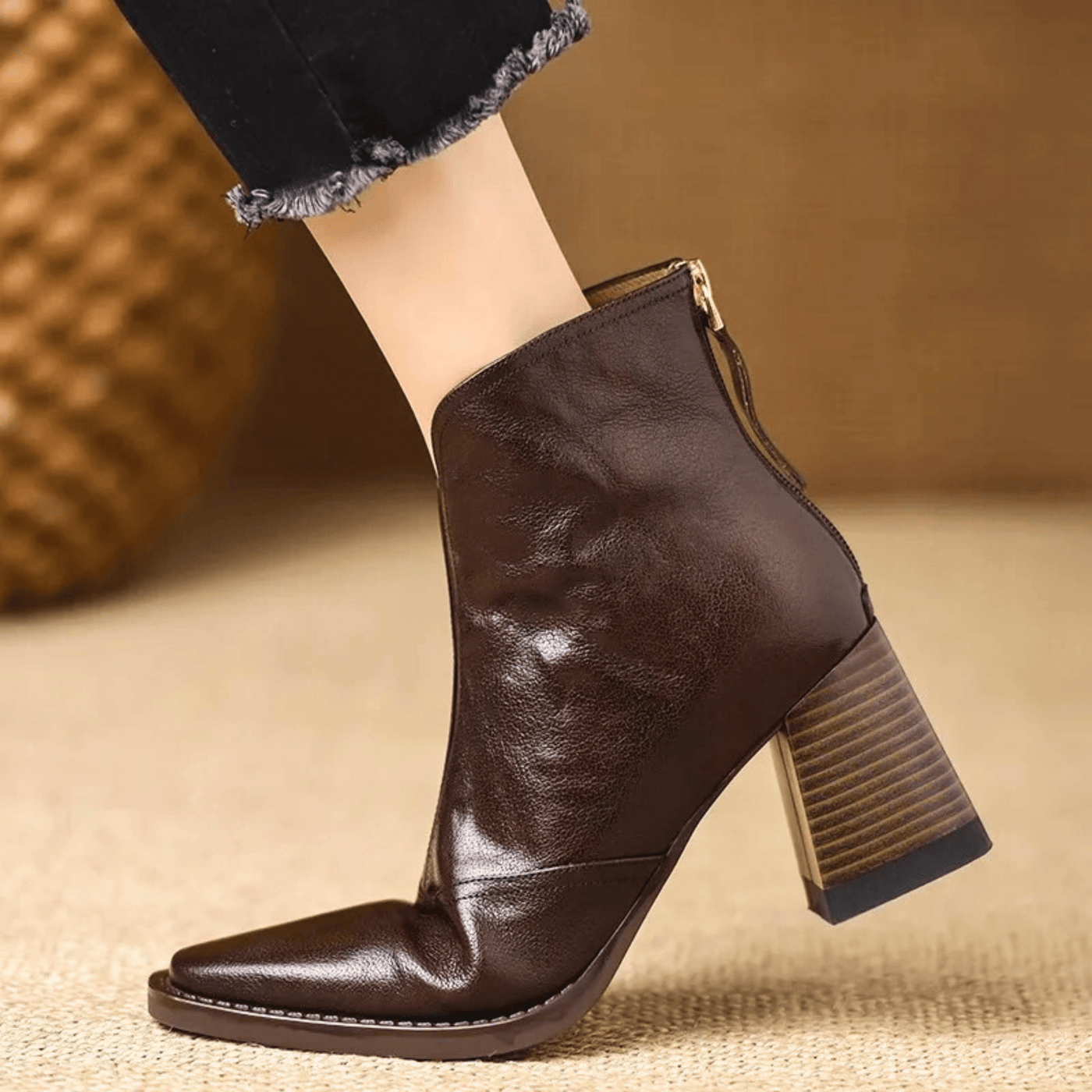 Selina™ | Mid-Heel Ankle Boots